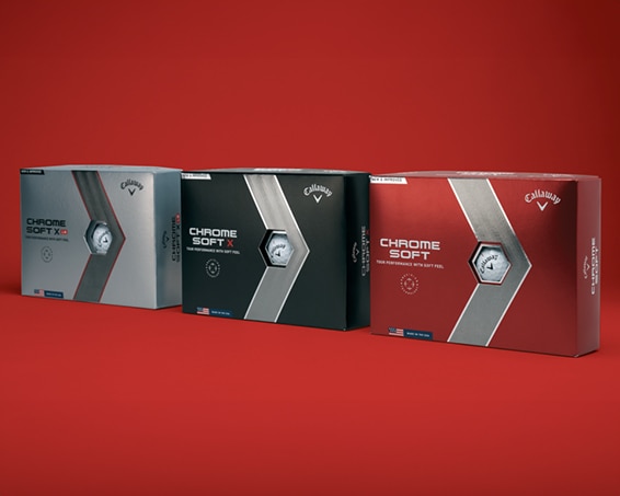 Callaway Chrome Soft Golf Ball Boxes