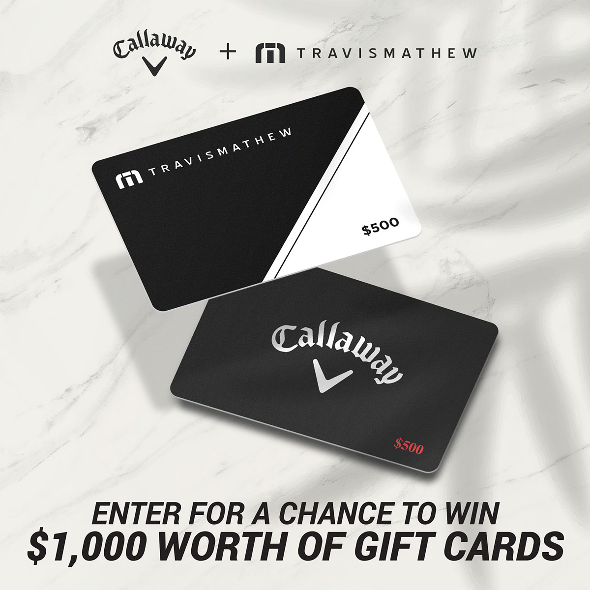 TravisMathew and Callaway Gift Cards