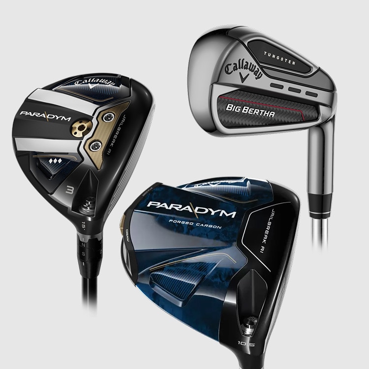 Callaway Driver, Fairway Wood, and Iron