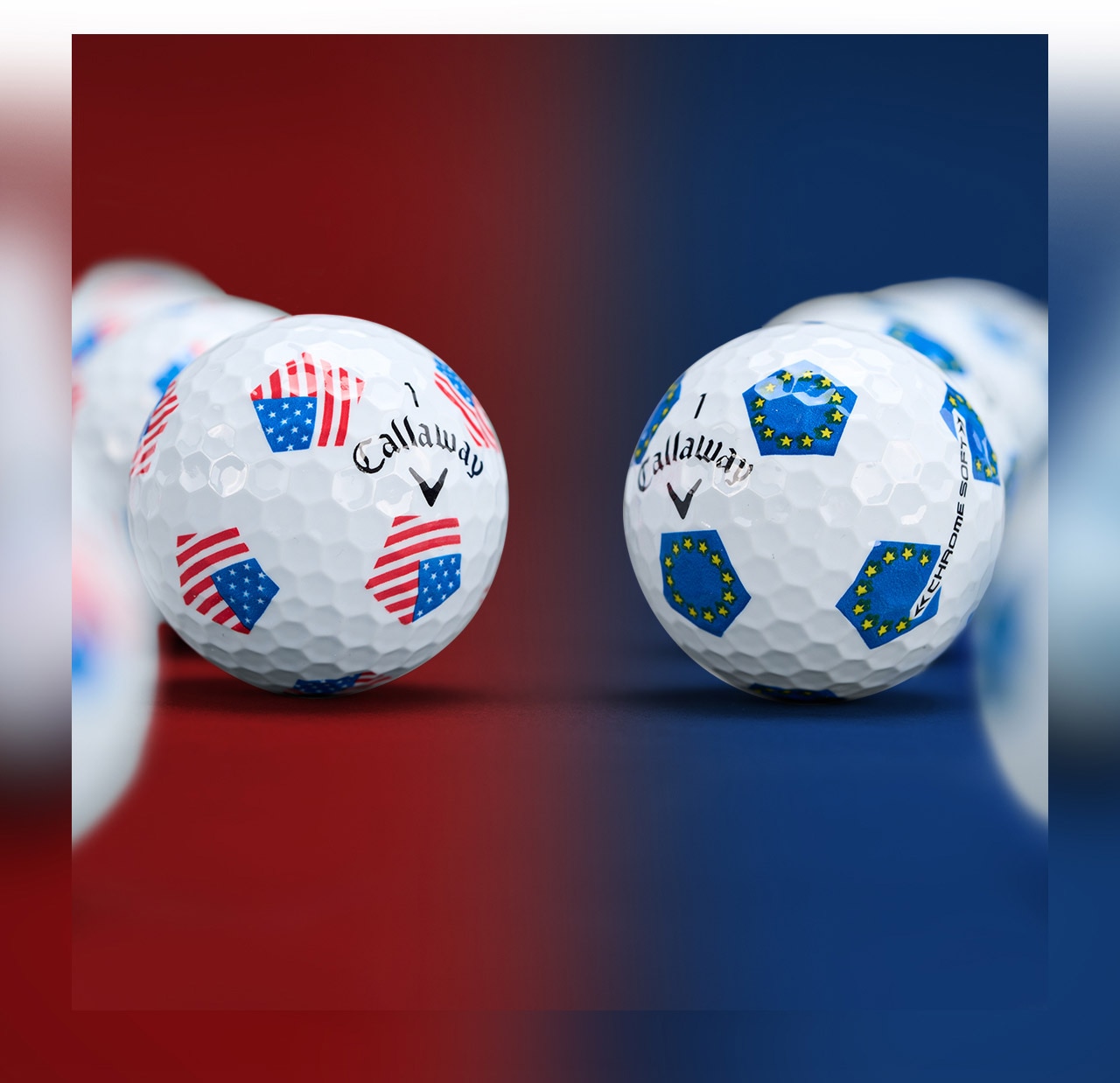 Chrome Soft Truvis USA and Europe Balls