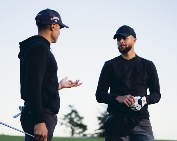 Johnny Wunder and Stephen Curry