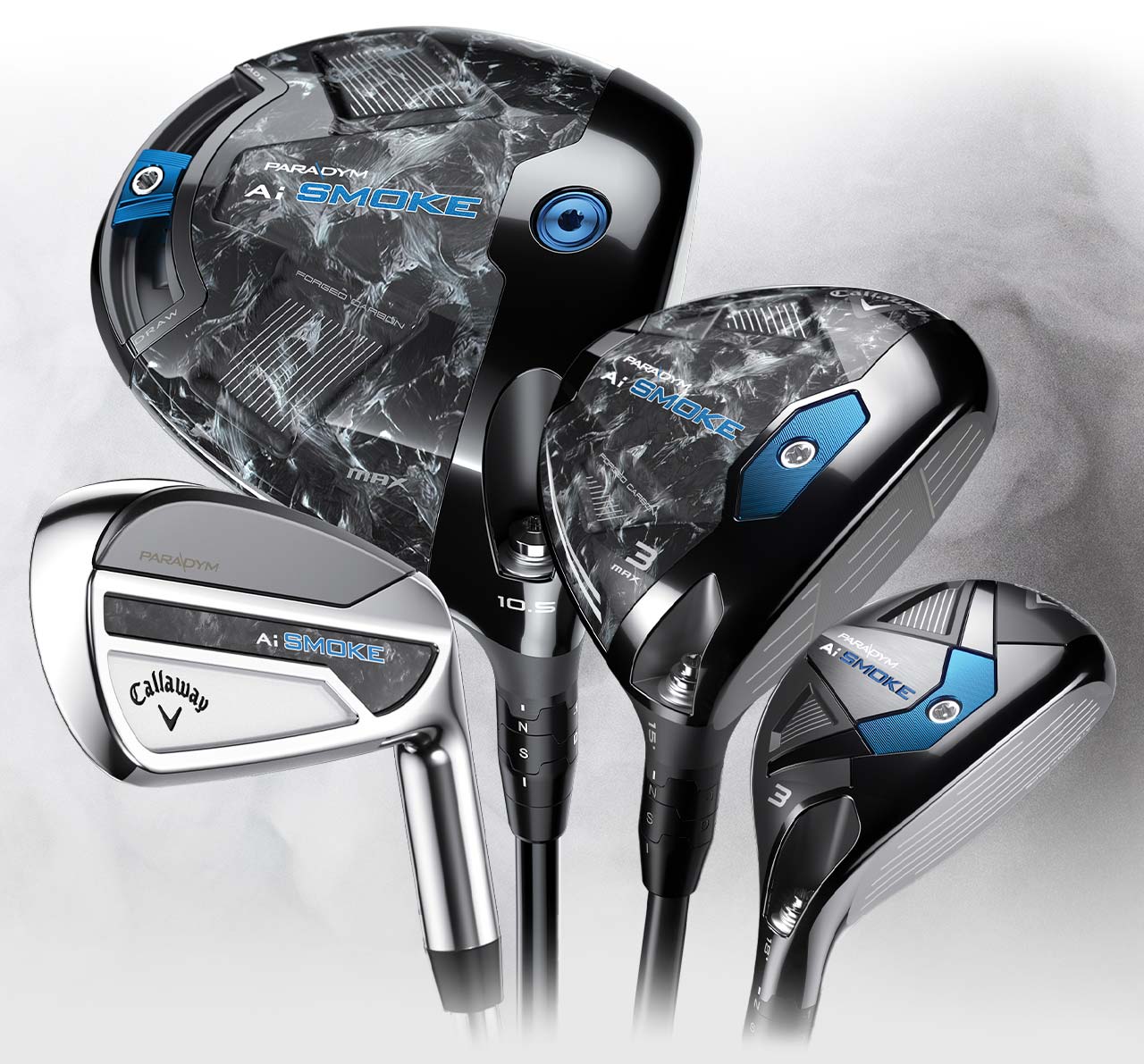 Paradym Ai Smoke Family - Driver, Fairway Wood, Hybrid, and Iron