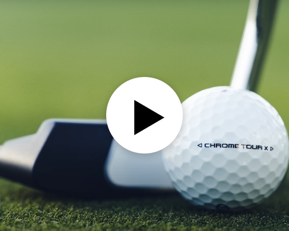 Chrome Tour Ball and Odyssey Putter