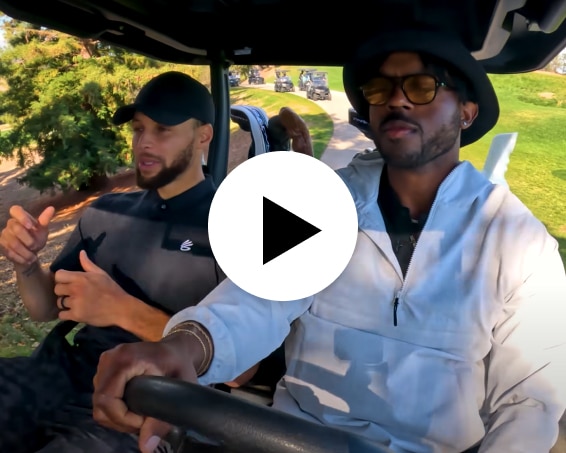 Roger Steele and Steph Curry