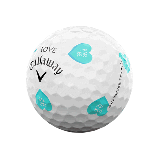 Chrome Tour Valentines' Golf Hearts Ball