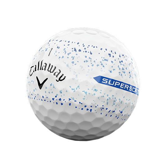 Supersoft 360 Splatter Blue Ball