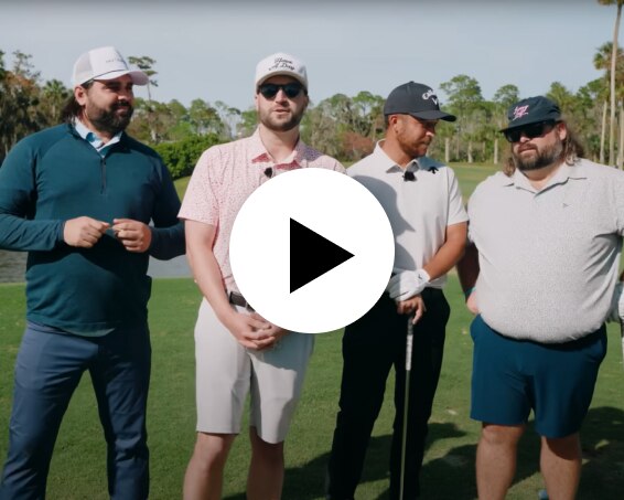Bob Does Sports crew and Xander Schauffele