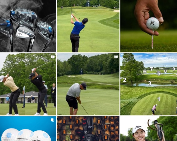 Callaway Instagram Posts