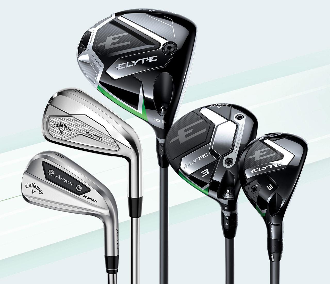 Callaway Elyte and Apex Clubs