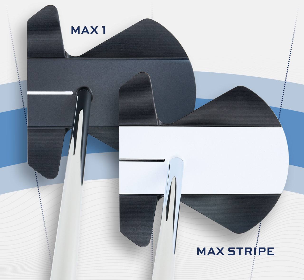 Ai-ONE Square 2 Square Max 1 and Max Stripe Putter