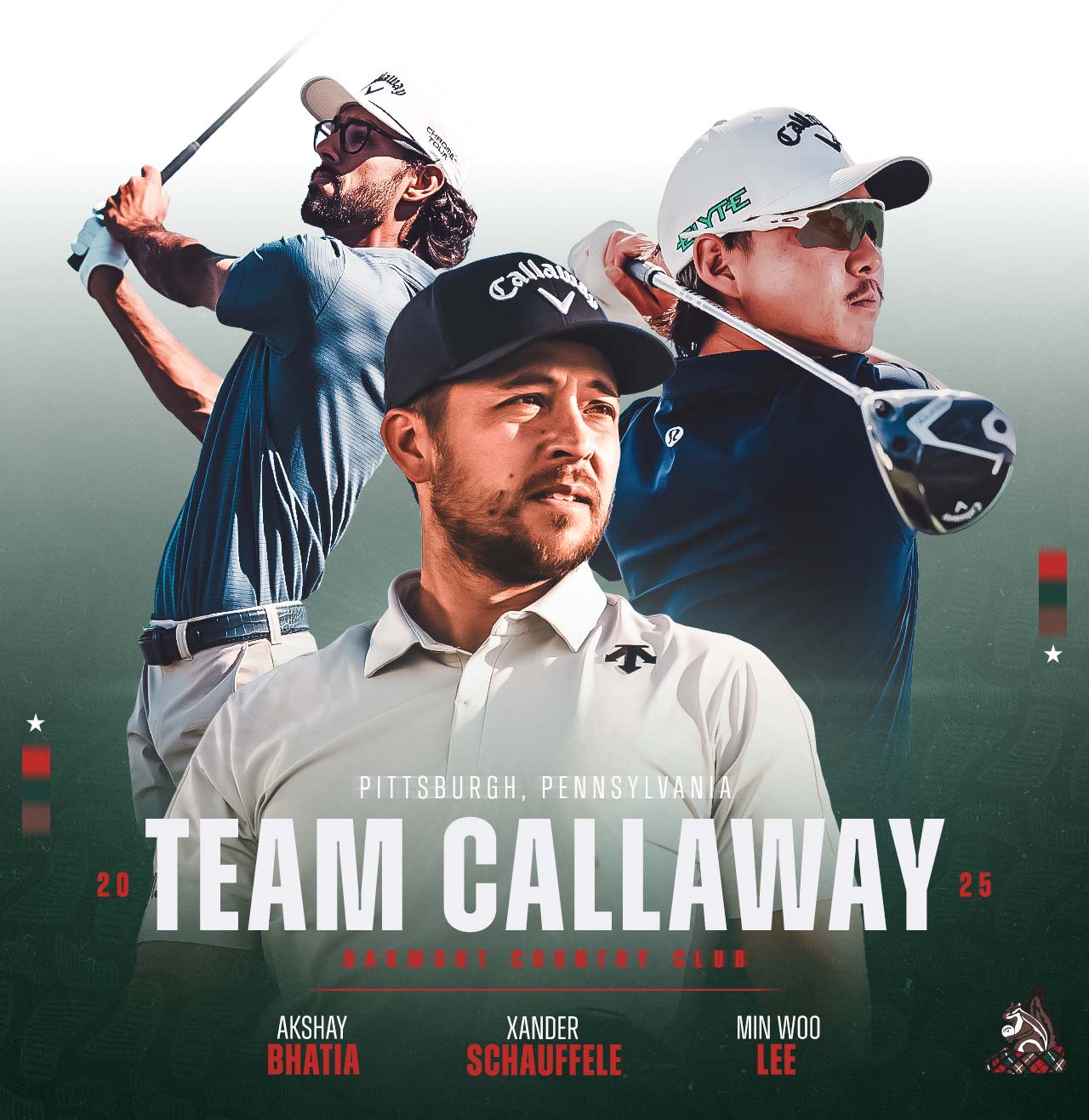 Team Callaway at Pittsburgh, Pennsylvania Oakmont Country Club
