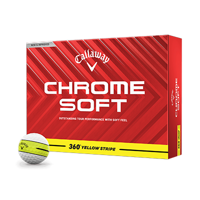 Chrome Soft 360 Yellow Stripe