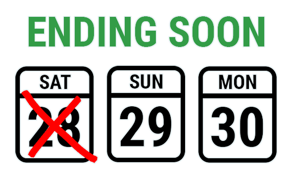 Ending Soon | Ends 6/30