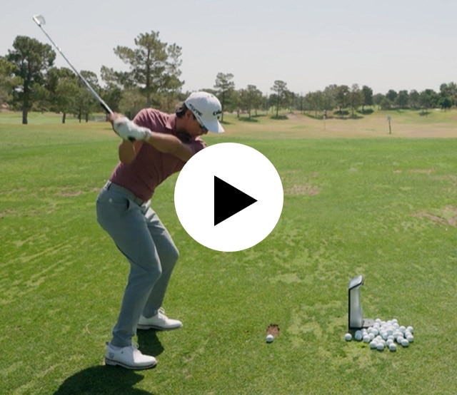 Min Woo Lee hitting X Forged Iron