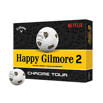 Happy Gilmore 2 Chrome Tour 'It's All in the Hips' Golf Balls