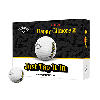 Happy Gilmore 2 Chrome Tour 'Tap it In' Golf Balls 