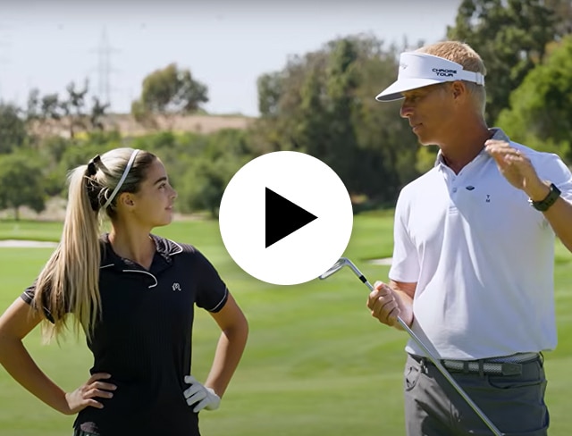 Gabby Golf Girl and Johnny Thompson