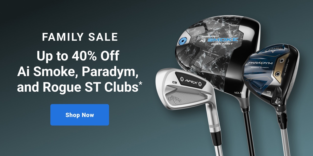 family sale Up to forty percent Off Ai Smoke, Paradym, and Rogue ST Clubs shop now