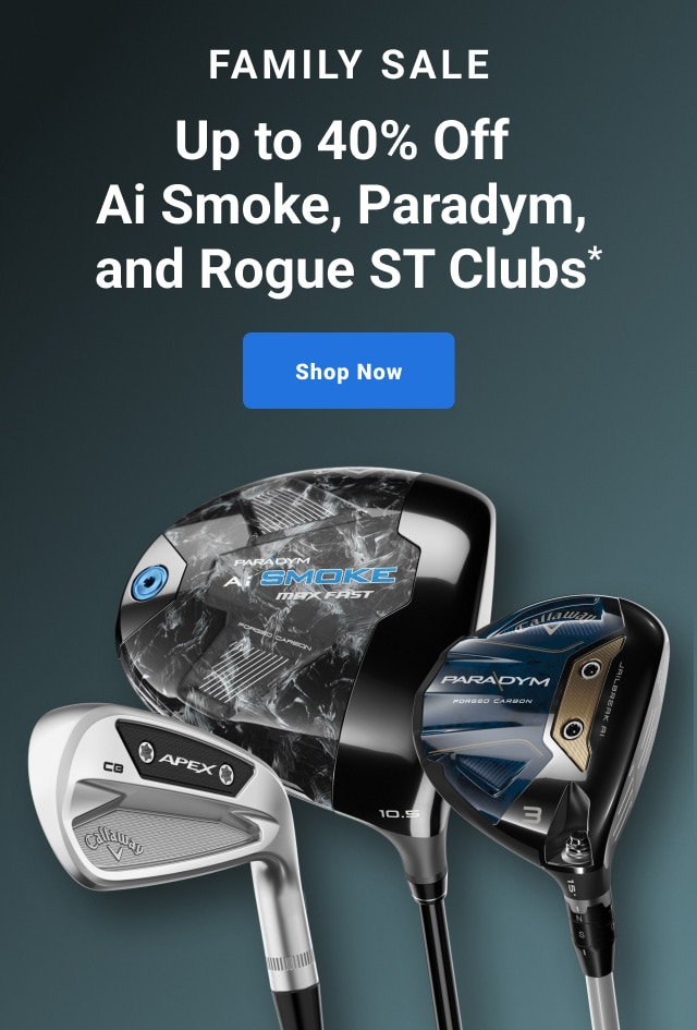 family sale Up to forty percent Off Ai Smoke, Paradym, and Rogue ST Clubs shop now