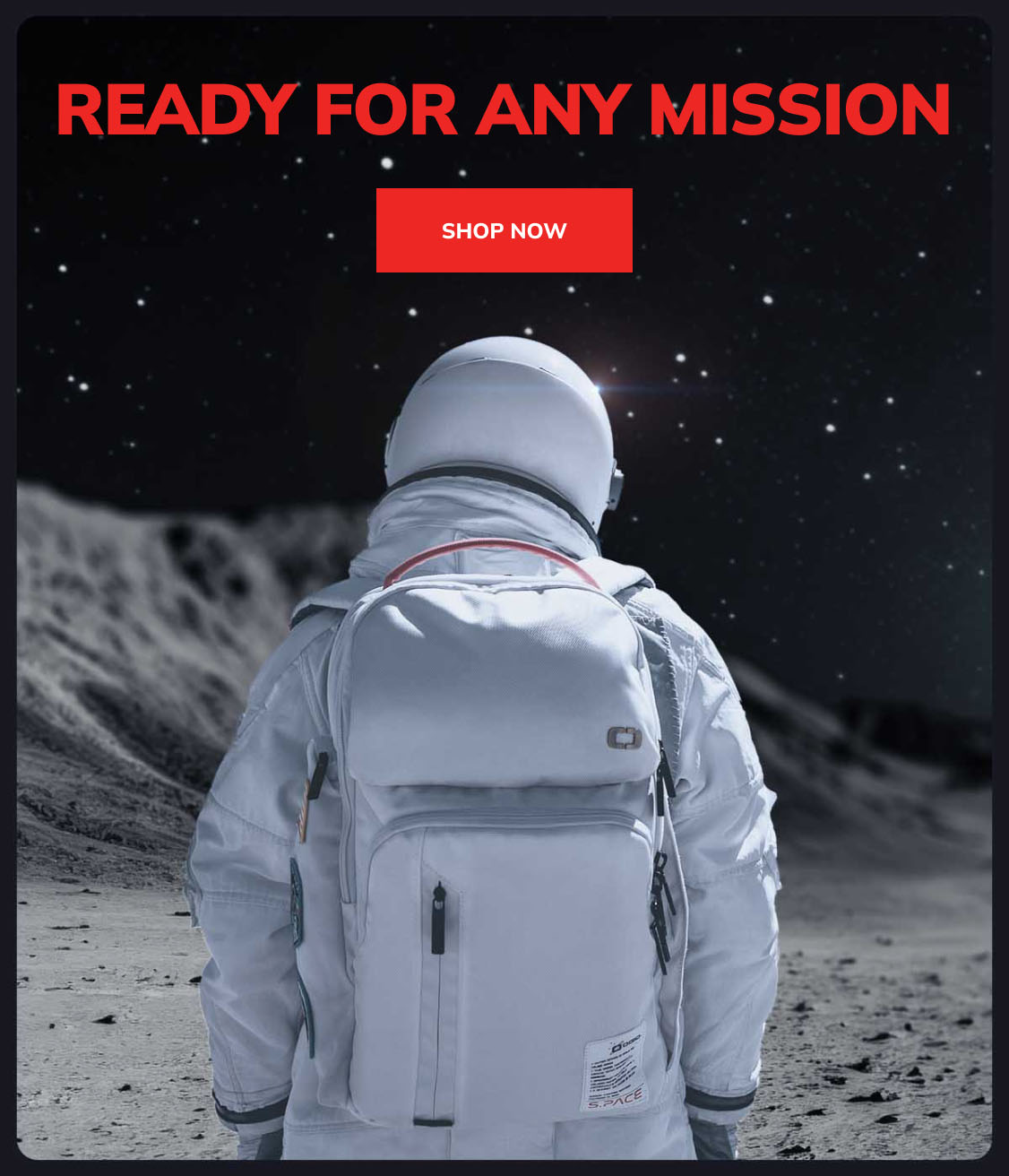 ready for any mission shop the new s pace backpack