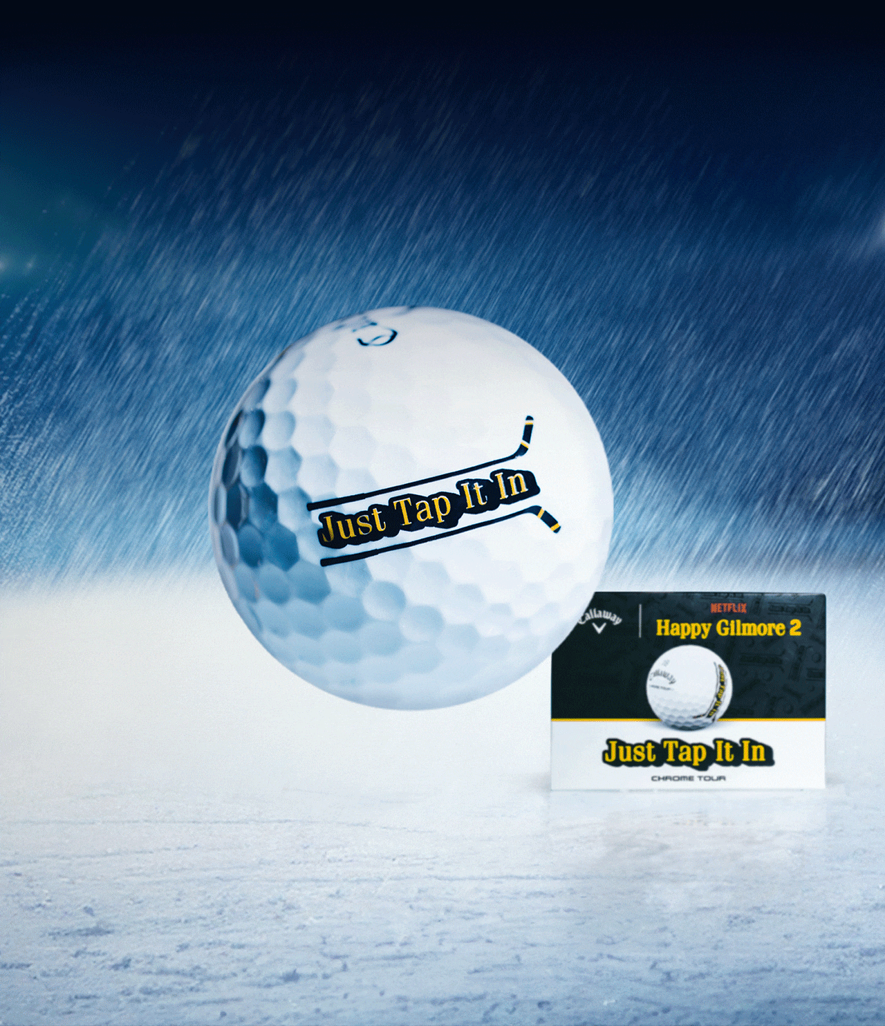 Happy Gilmore 2 Chrome Tour Golf Balls